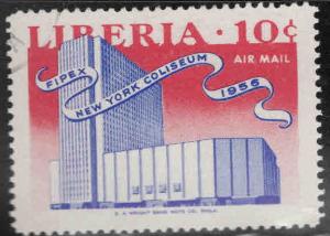 LIBERIA Scott 369 Used FIPEX stamp CTO