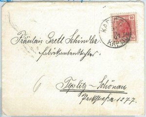 69897 - AUSTRIA Czechoslovakia  POSTAL HISTORY - COVER from KAPLITZ 1907