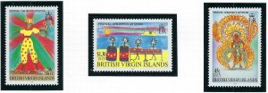 British Virgin Is 889-91 MNH 1998 Childrens Art Festival (ak2298)