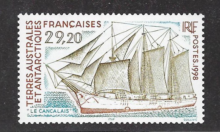 French FSAT SC#243 MNH VF SCV$12.00....Bargain in Demand!