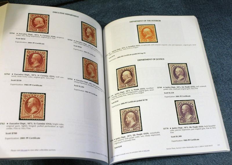 Heritage Bennett Auction Catalog #1109 Stamps & Postal History Tilles Patent Ccl