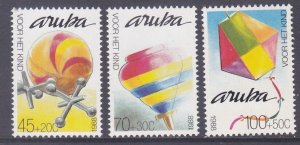 Aruba B13-15 MNH 1988 Children's Toys Set of 3