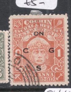 India Cochin SG O56 VFU (2dkp) 