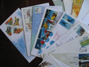 Canada FDC collection most of the year 2005, 34 FDCs in total in this lot 