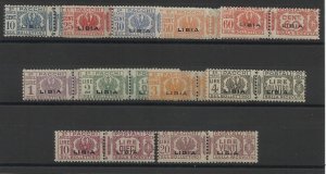 Libya - Postal parcels bundle no. 14/24 series