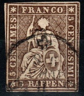 Switzerland #36 F-VF Used CV $30.00  (X9747)