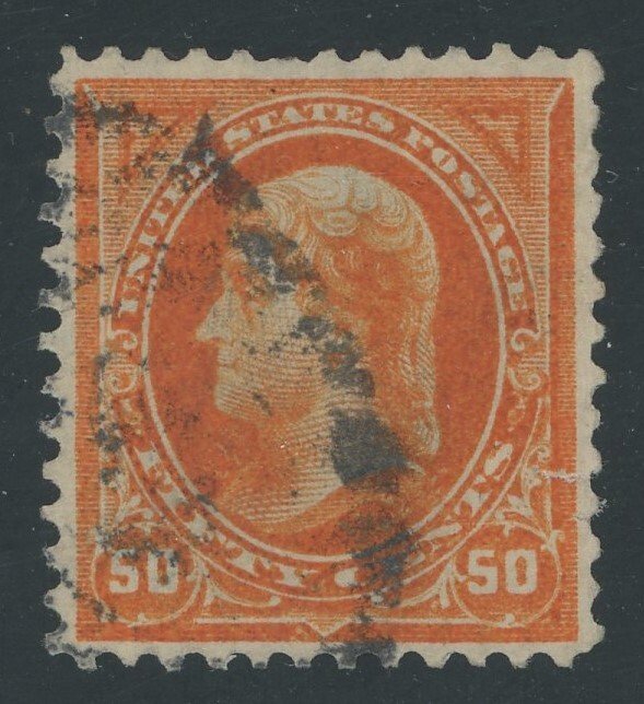 USA 275 - 50 cent Watermarked Bureau - VF app Used - small tear right side