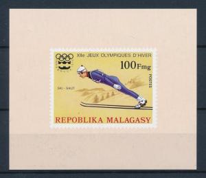 [55764] Madagascar 1975 Olympic games Ski jumping MNH Sheet