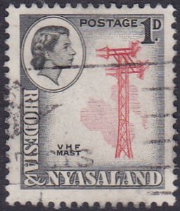 Rhodesia and Nyasaland 1959 SG19 Used