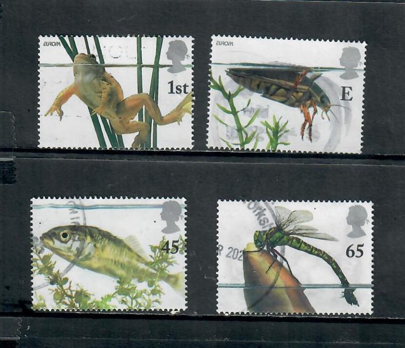 G.B 2001 COMMEMORATIVE SET, POND LIFE ISSUE h 300322  USED