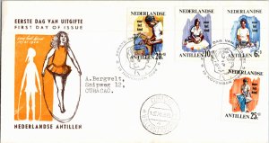 Netherlands Antilles, Worldwide First Day Cover, Children