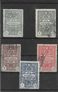 (K01) TURKEY/1926 - GENOA TAXE (Postage Due) SERIES COMPLETE SET, Used