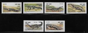 Viet Nam 2532-37 Crocodiles set NGAI