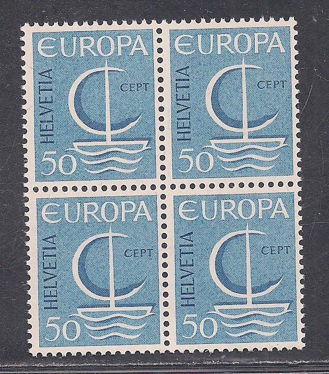 SWITZERLAND SC# 478   B/4  FVF/MOG