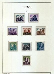 SPAIN 1968/70 Sport Art Castles MNH MH on 13 Pages(Apx110+Items)RK338