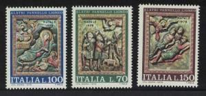 Italy Christmas Alatri Cathedral Carvings 3v SG#1462-1464