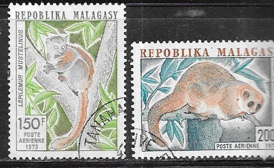 Malagasy Republic #C117-C118    (U) CV $1.40