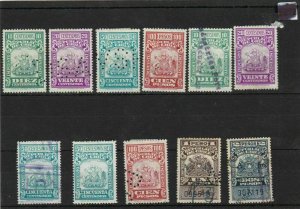 chile revenue stamps   ref 12358