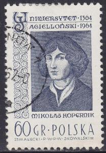 Poland 1229 Nicolas Copernicus 0.60zł 1964