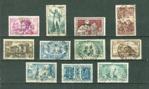 FRANCE  LOT of (11) EARLY  STAMPS WITH NICE CANCELLATIONS