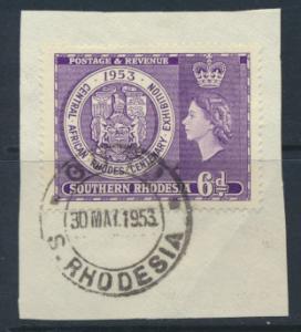 Southern Rhodesia  SG 76  Mint very light trace of Hinge 