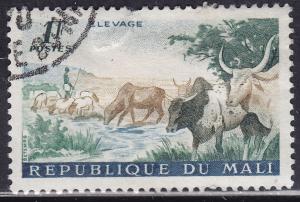 Mali 17 CTO 1961 Herding Cattle