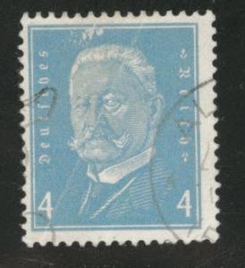Germany Scott 367 used 1928 faulty stamp 