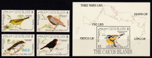 Caicos Isl, Fauna, Birds, J. J. Audubon MNH / 1985