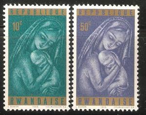 Rwanda MNH Christmas 1965