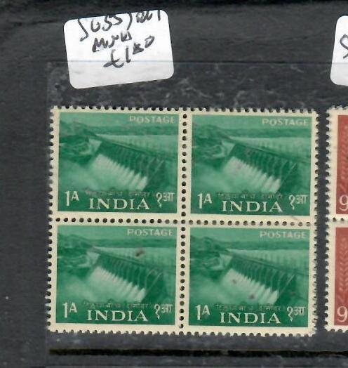 INDIA  1A   SG 357  BLOCK OF 4   MNH        P0501H
