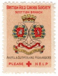 (I.B) Cinderella : British Red Cross (Scotland) Argyll & Sutherland Highlanders