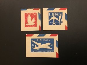 ICOLLECTZONE US UC25-26, UC33 Cut Square XF mint