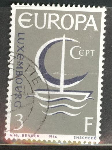 Luxembourg Scott 440 used 1966 Europa stamp