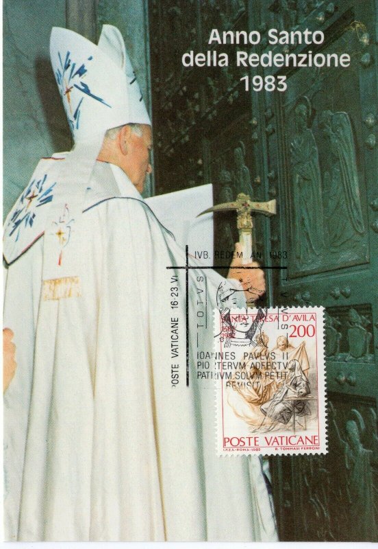 VATICAN CITY POPE PAUL TRIP TO POLAND 1983   FDC8745