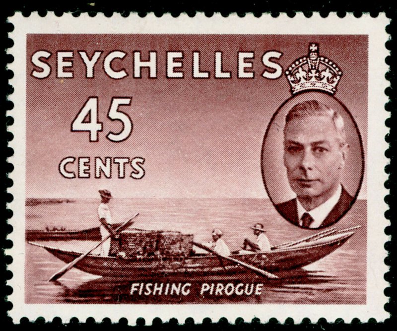 SEYCHELLES SG166, 45c purple-brown, NH MINT.