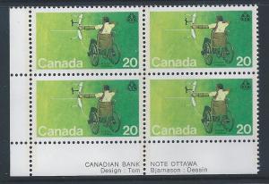 Canada #694 LL PL BL Handicapped Olympics 20