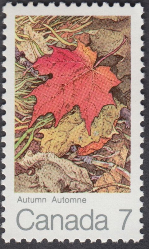 Canada - #537  Maple Leaves In Four seasons - Autumn - MNH