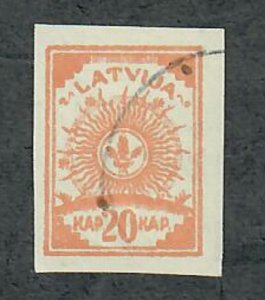 Latvia #13 used Single