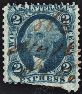 R9c 2¢ Revenue: Express (1862) Used/Fault