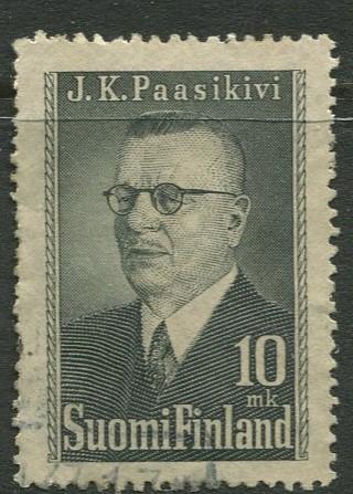 Finland - Scott 263 - Pres. Juho K. Passikivi -1947- Used - Single 10m stamp