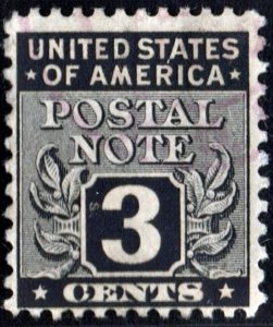 SC#PN3 3¢ Postal Note Single (1945) Used