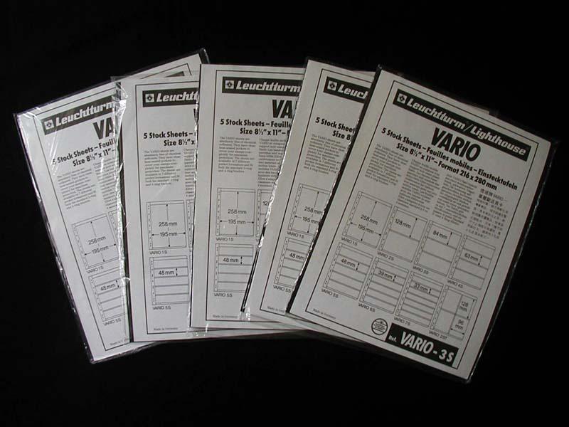 25 Lighthouse Vario 3S Black Stock Sheets Pages 