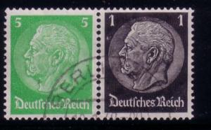 .Third Reich Se-Tenant Mi. # W 59 Used