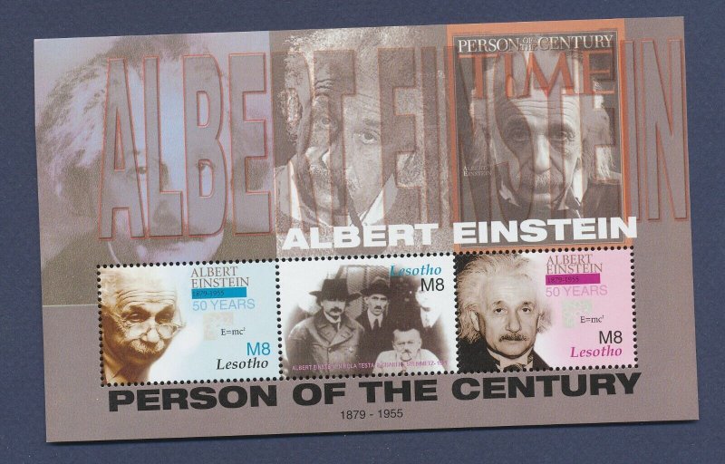 LESOTHO - Scott 1380 - MNH S/S  - Einstein - 2005