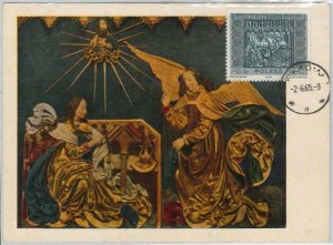 48314 - POLAND - MAXIMUM CARD - ART / CHRISTMAS 1965-