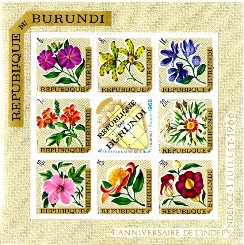 Burundi  S/S Unlisted MNH $6.00