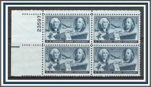 US #947 Postage Centenary Plate Block MNH
