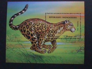 ​MADAGASCAR-1995-SC# 1899 WILD ANIMALS-LOVELY PANTHERA ONCA MNH S/S VERY FINE