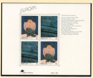 Portugal  Azores Sc 415 1993  Europa stamp sheet mint NH