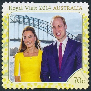 Australia 2014 70c Royal Visit Duke & Duchess of Cambridge SA SG4196 Fine Used 1